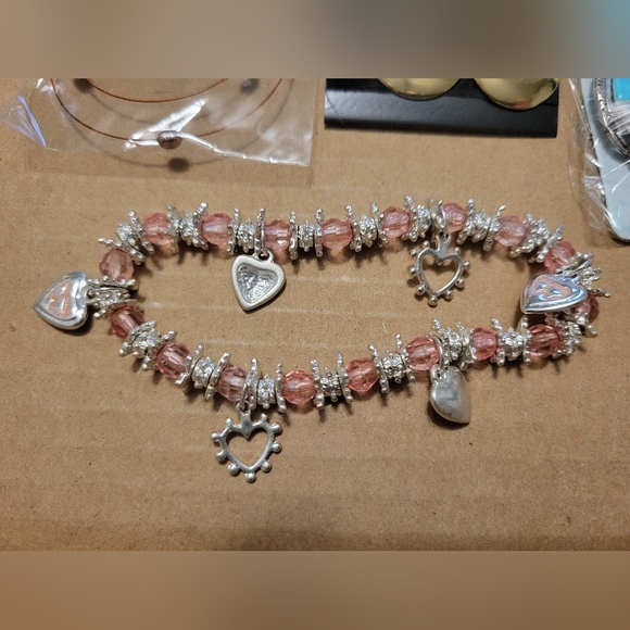 Jewelry Lot Costume Accessory Fashion Bracelets Necklace Earrings Pin - Picture 10 of 10